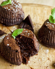 chocolate cake with nuts