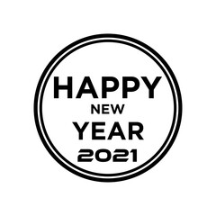 Fototapeta premium Happy new year 2021