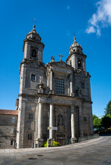 Fototapeta na wymiar Church in Santiago de Compostela, Spain