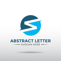 Abstract letter S logo template. vector illustrator eps.10