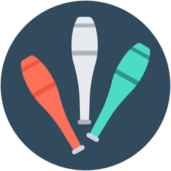 
Juggling Flat Vector Icon
