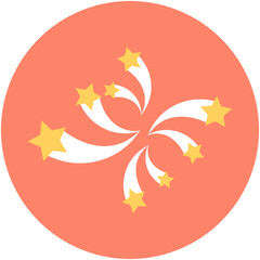 
Firecracker Flat Vector Icon
