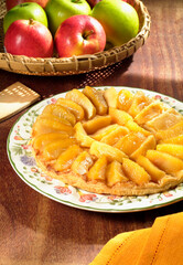 torta de frutas e massa folhada