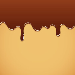 sweet melting chocolate icing background vector illustration EPS10