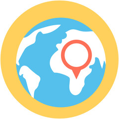 
GPS Flat vector Icon

