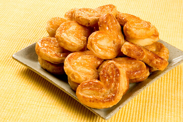 palmier massa folhada doce