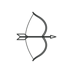 bow with arrow vector design