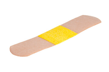 Medical patch plaster isolated on the white