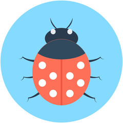 Obraz premium Bug Vector Icon