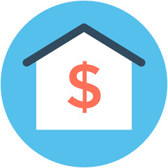 
Property Value Flat Vector Icon
