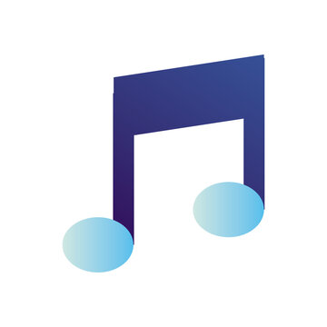 music note icon vector design