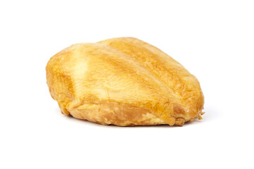 smoked chicken breast isolated on white