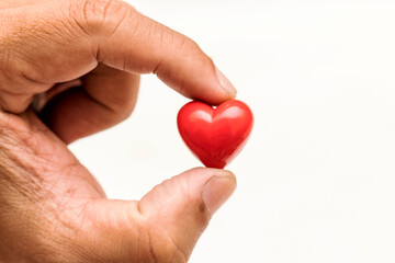 Little Heart in hand of old man. heart disease, Heart Disease Prevention, Health care
