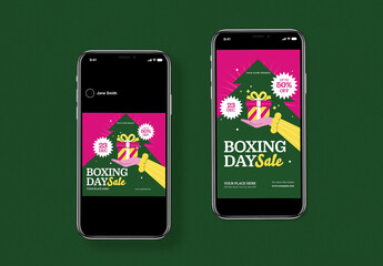 Boxing Day Sale Social Media Layout