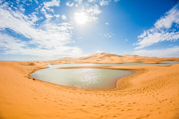 sand dunes in the desert © Gabriel