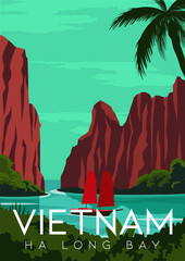 Vietnam Vector Illustration Background