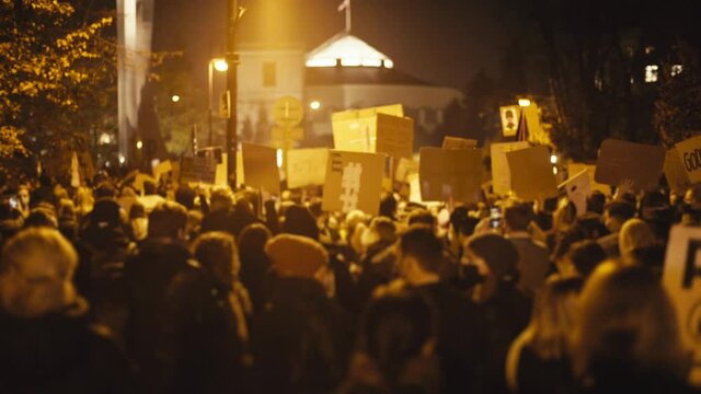 Women's strike in Poland. Fighting against abortion ban