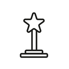 Award Outline Icons. Elements For Mobile Concept And Web Apps. Thin Line Vector Icons For Website Design And Development, App Development. Premium Quality