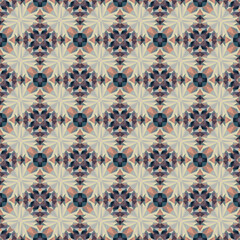 Geometric seamless pattern, abstract colorful background, vector texture.