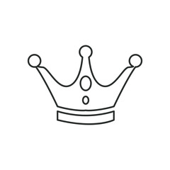 royal crown icon vector design