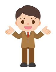 紹介 スーツ 男性