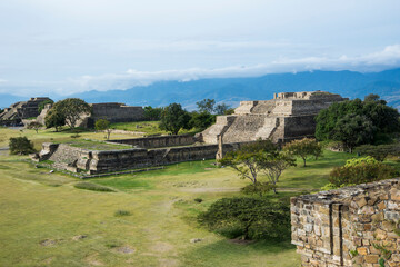 ruins of the ancient pyramid