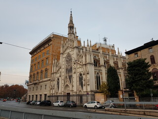 Fototapeta premium Roma Chiese Autunno