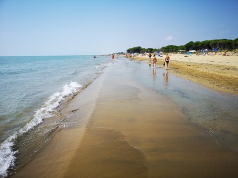 Strand von Bibione, Italien