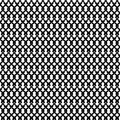 Vector black grid net loops white seamless pattern