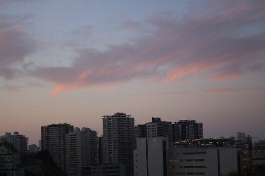 Atardecer en la ciudad