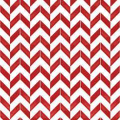 Vector red arrows chevrons white seamless pattern