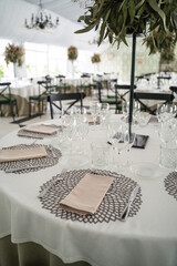 table in restaurant