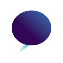 Communication bubble icon vector design
