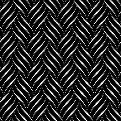 Vector geometric seamless pattern. Modern geometric background with dotted braids.