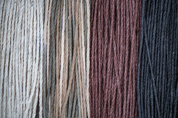 close up of fabric Hemp Cord