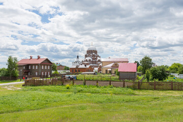 view of the Sorrow Cathedral, photo taken on a sunny summer day