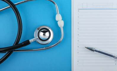 concept of the treatment plan. doctor's schedule, scheduled doctor's appointment. patient...
