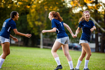 Teenage girl exited after game winning goal