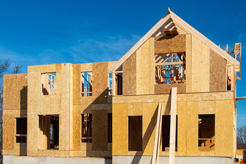 construction of a plywood house