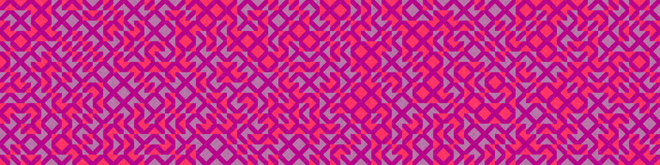 Abstract Geometric Pattern generative computational art illustration