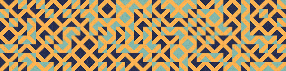 Abstract Geometric Pattern generative computational art illustration