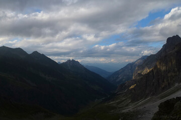 Stubai high-altitude hiking trail, lap 8 in Tyrol, Austria