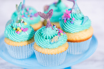 Mermaid cupcakes