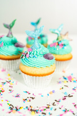 Mermaid cupcakes