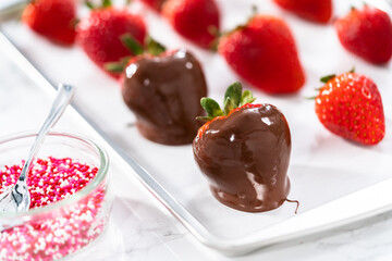 Chocolate dipped strawberries
