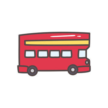travel london bus vector design
