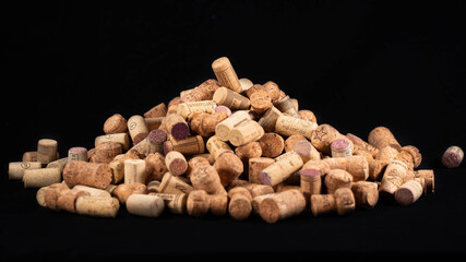 pile of corks