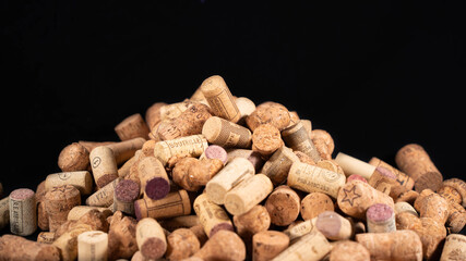 pile of corks