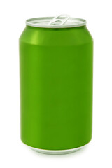 Green aluminum Can