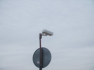 Security camera equipment. Safety system area control